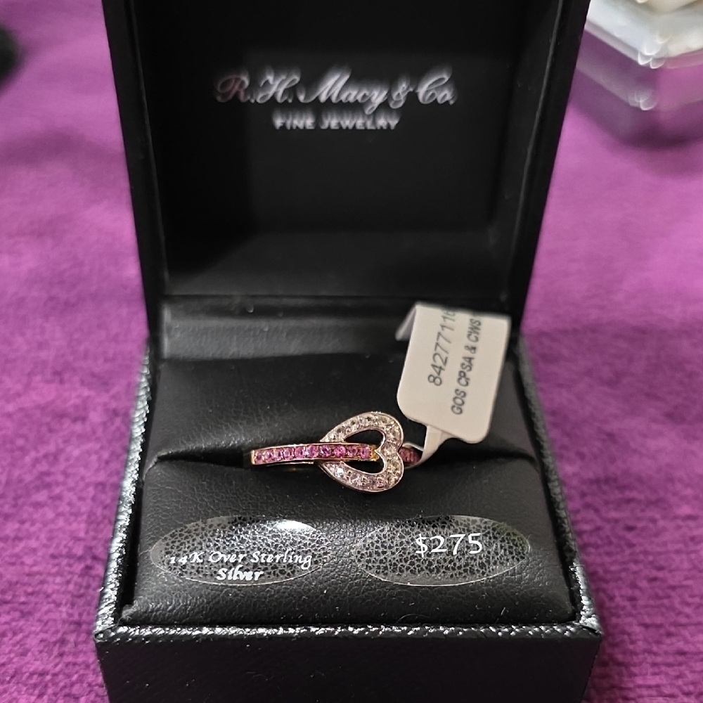 Sapphire Heart Ring